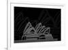 Sydney Night-Cristian Mielu-Framed Premium Giclee Print