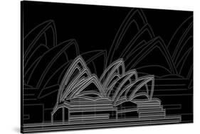 Sydney Night-Cristian Mielu-Stretched Canvas