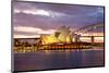 Sydney Opera &Bridge Australia-null-Mounted Art Print