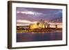 Sydney Opera &Bridge Australia-null-Framed Art Print