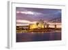 Sydney Opera &Bridge Australia-null-Framed Art Print