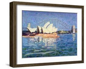 Sydney Opera House, Am, 1990-Ted Blackall-Framed Giclee Print