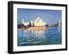 Sydney Opera House, Am, 1990-Ted Blackall-Framed Giclee Print