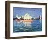 Sydney Opera House, Am, 1990-Ted Blackall-Framed Giclee Print