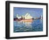 Sydney Opera House, Am, 1990-Ted Blackall-Framed Giclee Print