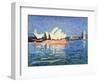Sydney Opera House, Am, 1990-Ted Blackall-Framed Giclee Print