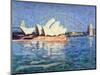 Sydney Opera House, Am, 1990-Ted Blackall-Mounted Giclee Print