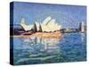 Sydney Opera House, Am, 1990-Ted Blackall-Stretched Canvas