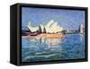 Sydney Opera House, Am, 1990-Ted Blackall-Framed Stretched Canvas