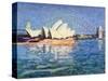 Sydney Opera House, Am, 1990-Ted Blackall-Stretched Canvas