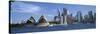 Sydney Opera House and City, Sydney Harbor, Sydney, New South Wales, Australia-null-Stretched Canvas