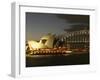 Sydney Opera House and Harbor Bridge at Night, Sydney, Australia-David Wall-Framed Photographic Print