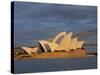 Sydney Opera House and Harbour, Sydney, New South Wales, Australia, Pacific-Julia Bayne-Stretched Canvas