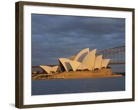 Sydney Opera House and Harbour, Sydney, New South Wales, Australia, Pacific-Julia Bayne-Framed Photographic Print