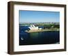 Sydney Opera House and Harbour, Sydney, New South Wales, Australia-Fraser Hall-Framed Photographic Print