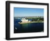 Sydney Opera House and Harbour, Sydney, New South Wales, Australia-Fraser Hall-Framed Photographic Print