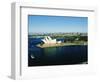 Sydney Opera House and Harbour, Sydney, New South Wales, Australia-Fraser Hall-Framed Photographic Print