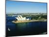 Sydney Opera House and Harbour, Sydney, New South Wales, Australia-Fraser Hall-Mounted Photographic Print