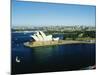Sydney Opera House and Harbour, Sydney, New South Wales, Australia-Fraser Hall-Mounted Photographic Print