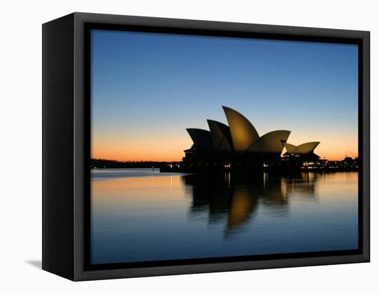 Sydney Opera House at Dawn, Sydney, Australia-David Wall-Framed Stretched Canvas