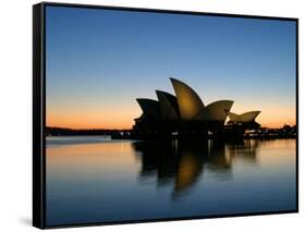 Sydney Opera House at Dawn, Sydney, Australia-David Wall-Framed Stretched Canvas