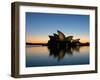 Sydney Opera House at Dawn, Sydney, Australia-David Wall-Framed Premium Photographic Print