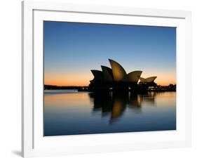 Sydney Opera House at Dawn, Sydney, Australia-David Wall-Framed Photographic Print