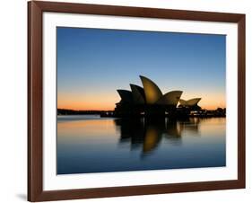 Sydney Opera House at Dawn, Sydney, Australia-David Wall-Framed Photographic Print