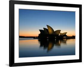 Sydney Opera House at Dawn, Sydney, Australia-David Wall-Framed Photographic Print