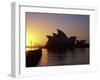 Sydney Opera House at Dawn, Sydney, Australia-David Wall-Framed Premium Photographic Print