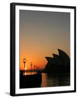 Sydney Opera House at Dawn, Sydney, Australia-David Wall-Framed Premium Photographic Print