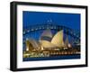 Sydney, Opera House at Dusk, Australia-Peter Adams-Framed Photographic Print