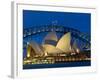 Sydney, Opera House at Dusk, Australia-Peter Adams-Framed Photographic Print