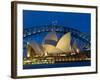 Sydney, Opera House at Dusk, Australia-Peter Adams-Framed Photographic Print