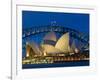 Sydney, Opera House at Dusk, Australia-Peter Adams-Framed Photographic Print