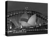 Sydney, Opera House at Dusk, Australia-Peter Adams-Stretched Canvas