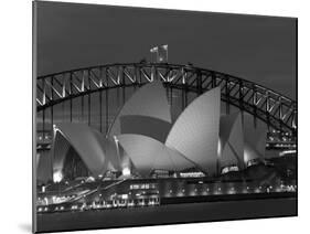 Sydney, Opera House at Dusk, Australia-Peter Adams-Mounted Photographic Print