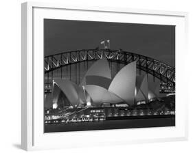 Sydney, Opera House at Dusk, Australia-Peter Adams-Framed Photographic Print