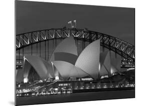 Sydney, Opera House at Dusk, Australia-Peter Adams-Mounted Photographic Print