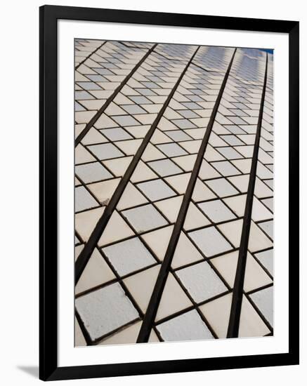 Sydney Opera House Close Up, UNESCO World Heritage Site, Sydney, New South Wales, Australia-Matthew Williams-Ellis-Framed Photographic Print