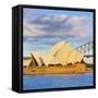 Sydney Opera House & Harbour Bridge, Darling Harbour, Sydney, New South Wales, Australia-Doug Pearson-Framed Stretched Canvas