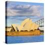 Sydney Opera House & Harbour Bridge, Darling Harbour, Sydney, New South Wales, Australia-Doug Pearson-Stretched Canvas