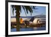 Sydney Opera House & Harbour Bridge, Darling Harbour, Sydney, New South Wales, Australia-Doug Pearson-Framed Photographic Print