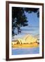 Sydney Opera House & Harbour Bridge, Darling Harbour, Sydney, New South Wales, Australia-Doug Pearson-Framed Photographic Print