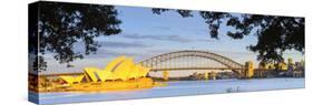 Sydney Opera House & Harbour Bridge, Darling Harbour, Sydney, New South Wales, Australia-Doug Pearson-Stretched Canvas