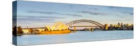 Sydney Opera House & Harbour Bridge, Darling Harbour, Sydney, New South Wales, Australia-Doug Pearson-Stretched Canvas