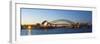 Sydney Opera House & Harbour Bridge, Darling Harbour, Sydney, New South Wales, Australia-Doug Pearson-Framed Photographic Print