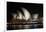 Sydney Opera House Lit Up at Night, Sydney, New South Wales, Australia-null-Framed Photographic Print