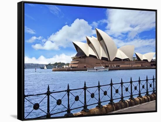 Sydney Opera House, Sydney, New South Wales, Australia-Miva Stock-Framed Stretched Canvas