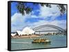 Sydney Opera House, Sydney, New South Wales, Australia-Miva Stock-Framed Stretched Canvas